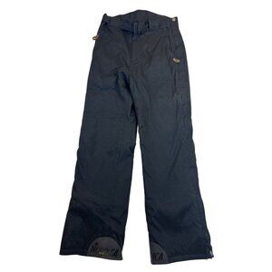 Nordica Ski Snowboard Pants Men’s Size 34 Belted Black Side Breakaway Zippers